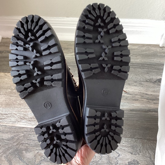 CLOSEOUT \A New Day\ NWT Black Boots with Faux Fur - Picture 10 of 14